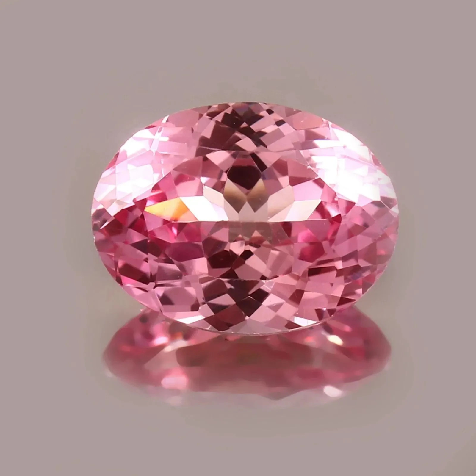 11.70 Ct Natural FL Ceylon Padparadscha Sapphire Oval Cut Loose PK Gemstone AAA+