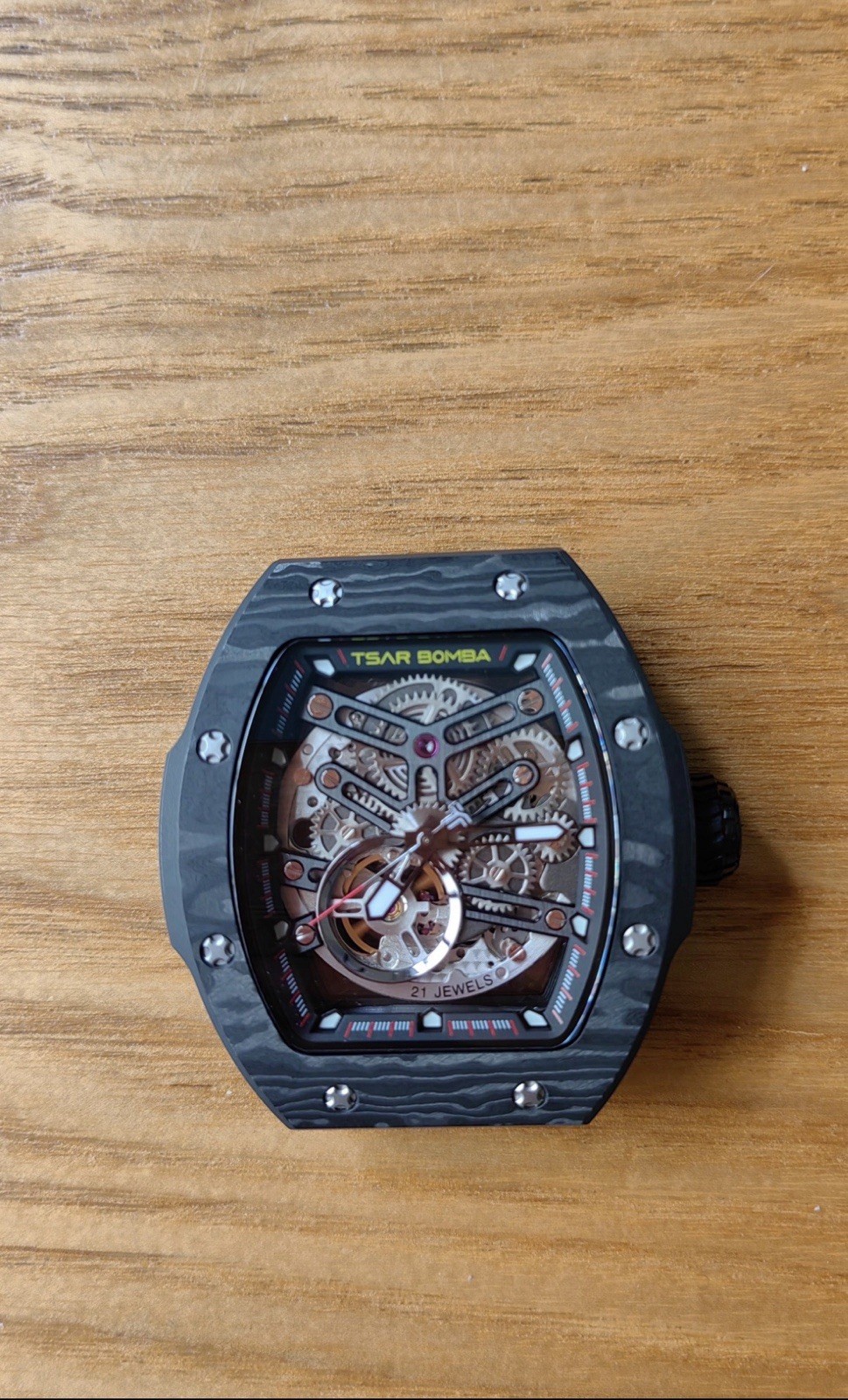 TSAR BOMBA Atomic Watch Interchangeable FULL CARBON FIBER EDITION (54/300) RARE