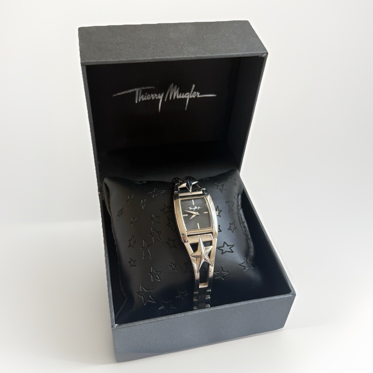 Vintage Thierry Mugler Star System Watch Black edition 01 est. 1980 ref.411102