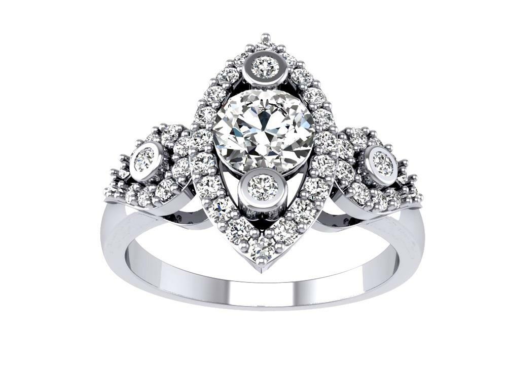 Solitaire Anniversary Ring I1 G 1.00 TCW Natural Round Diamond 14K Yellow Gold