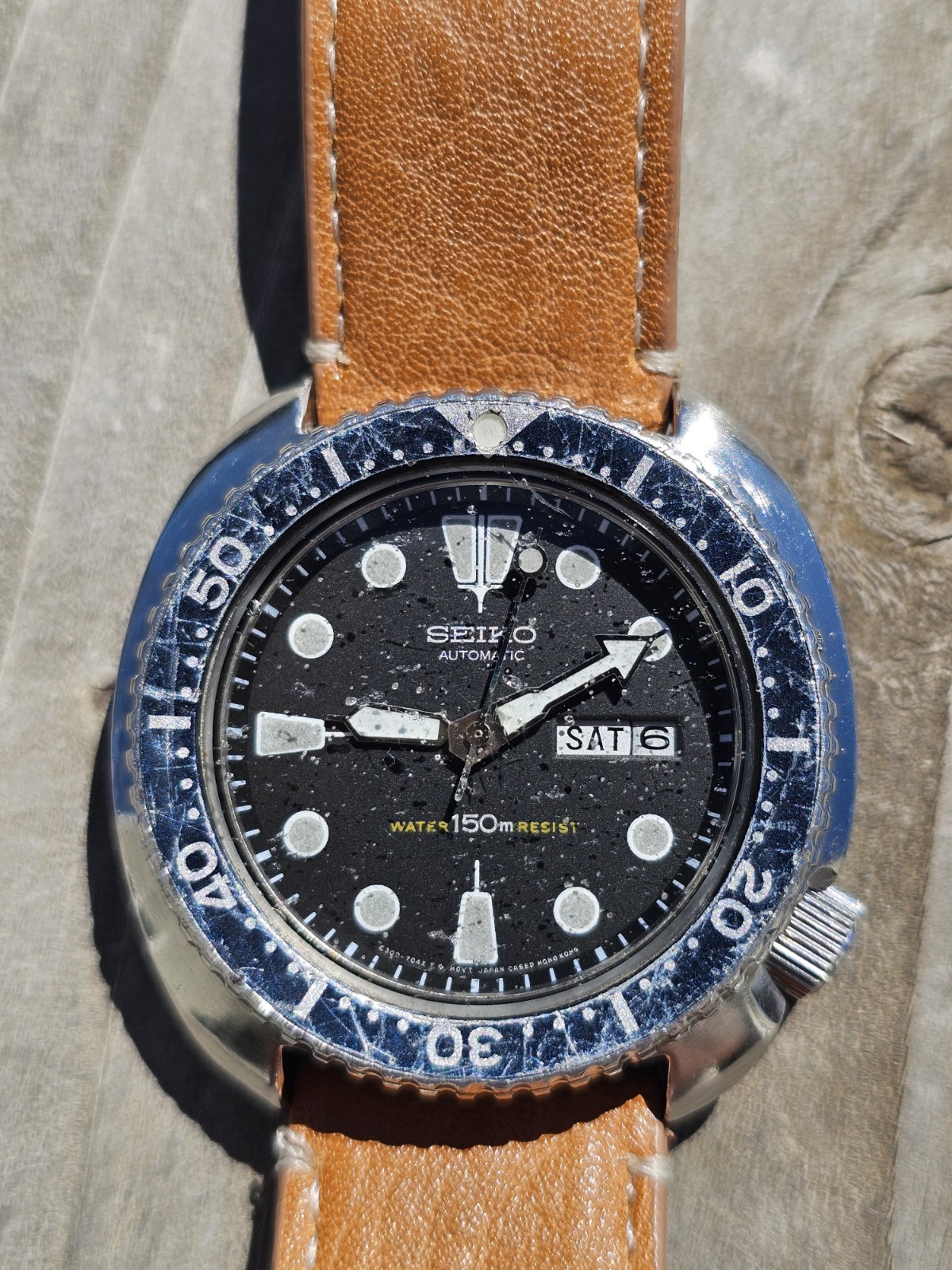 Vintage Seiko Automatic 6309-7040 Turtle Diver Fully Functional Day – Date.