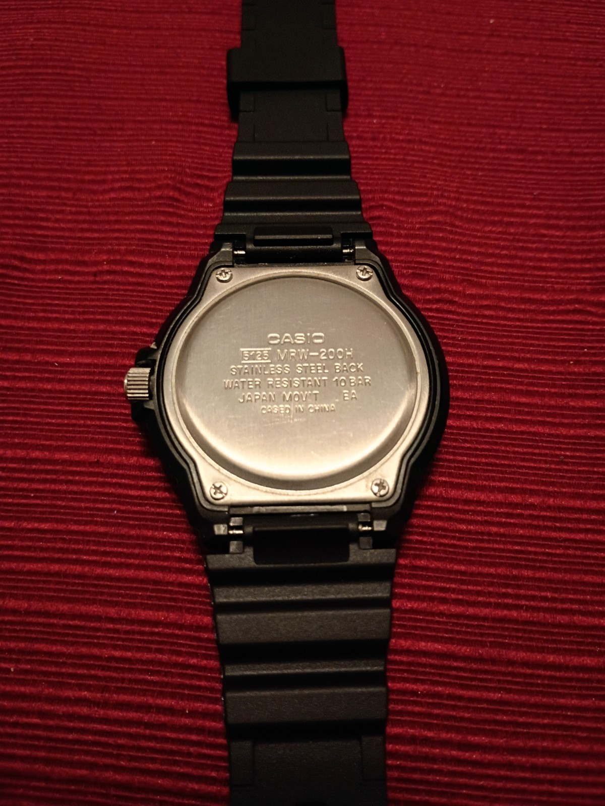 Casio MRW-200H Men’s Quartz Analog Day/Date 100m Black Resin Strap Arabic