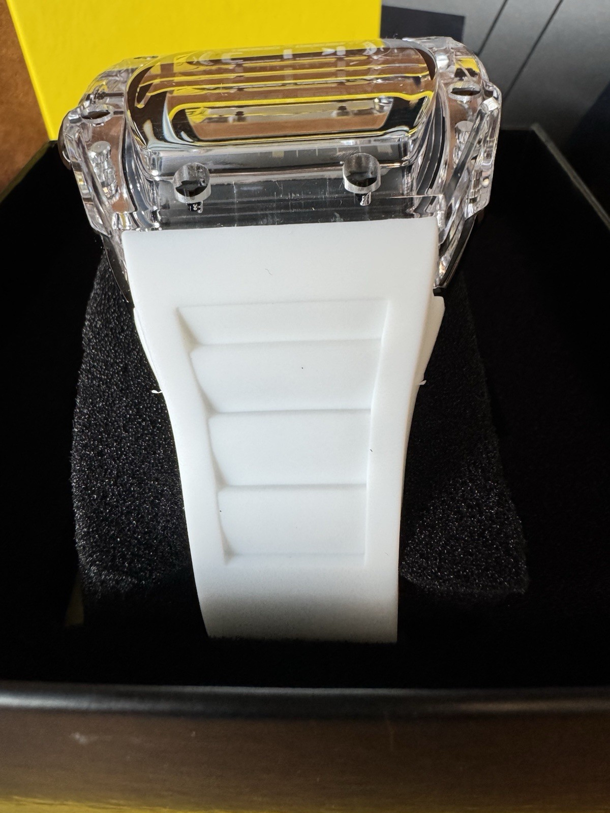 Invicta Racing Cyclone Men’s Watch – 48.5mm, Smoke/White (48719)