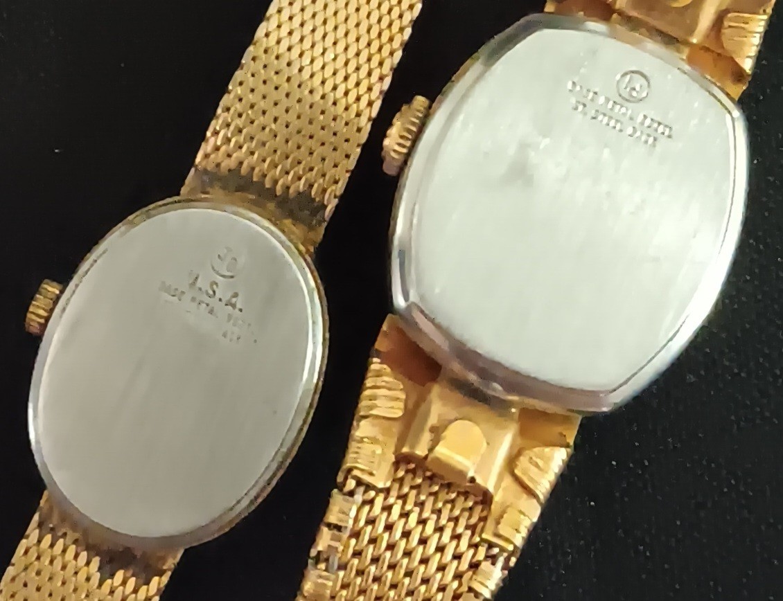 H watch lot 10 watches Hamlin Homer Helbros gold silver tone parts or repair