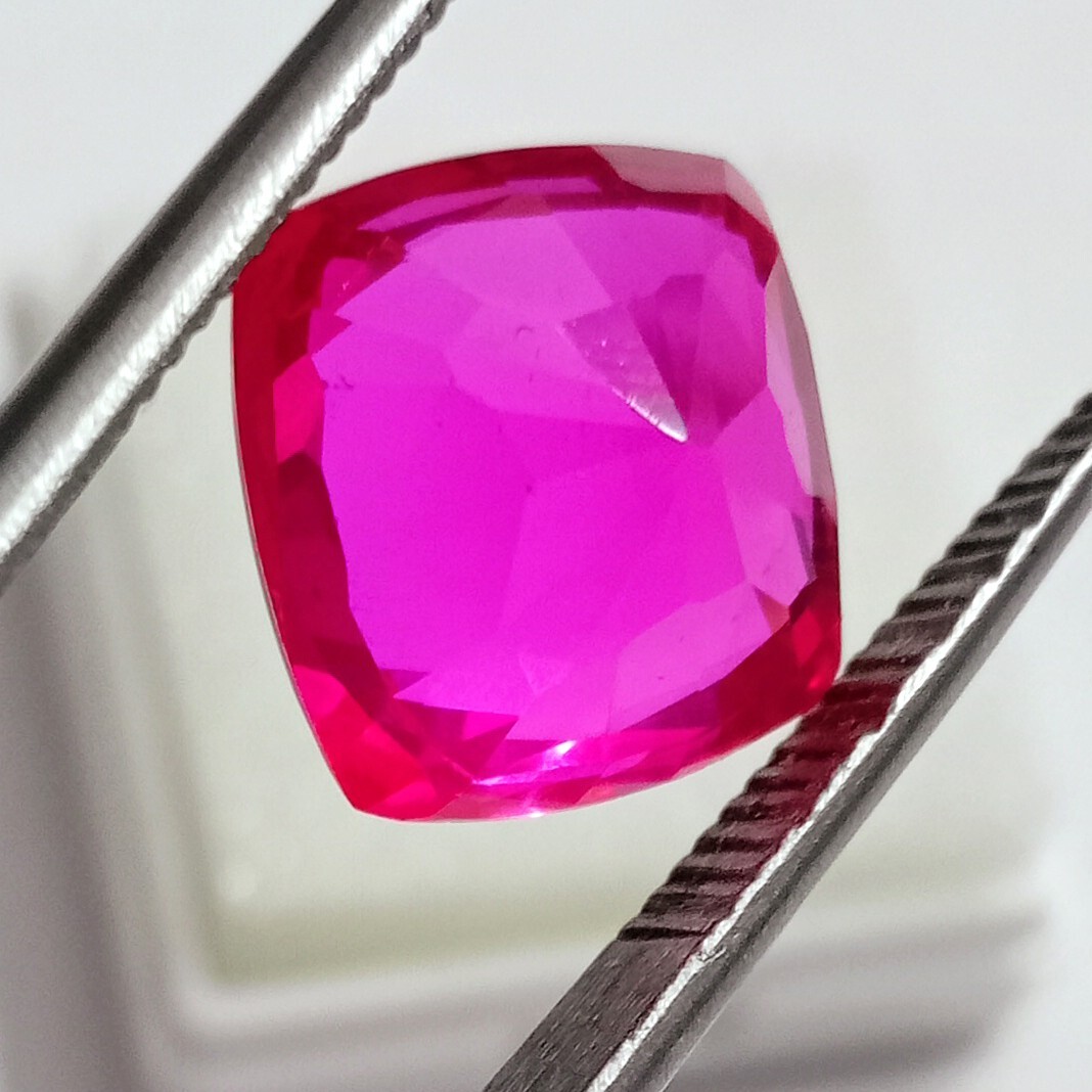 Pink Ruby Cushion Cut 10-12 Ct Mozambique Natural Loose Gemstone EGL Certified