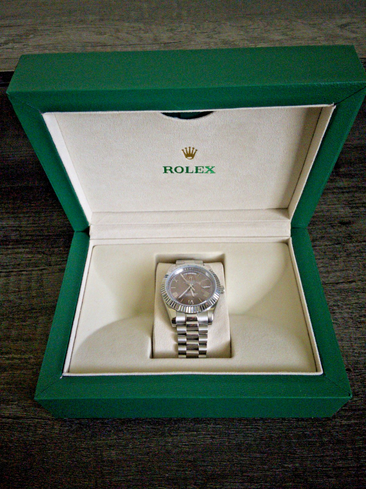 Day-Date II 41mm Ref. 218239 – White Gold Style | High-End Replica