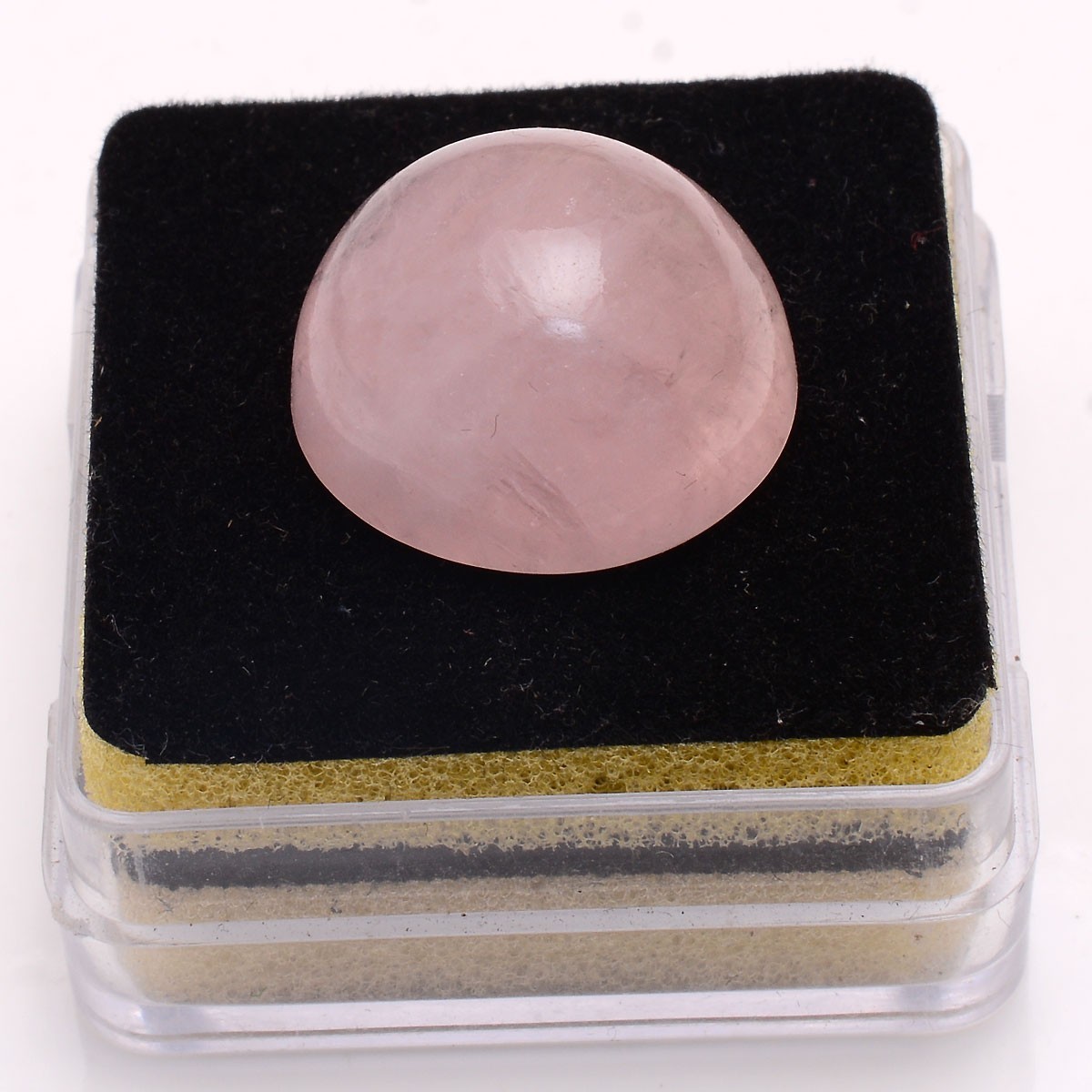Tranquil Beauty~ 28.00 Cts Natural Morganite 18mm Round Cabochon Loose Gemstone