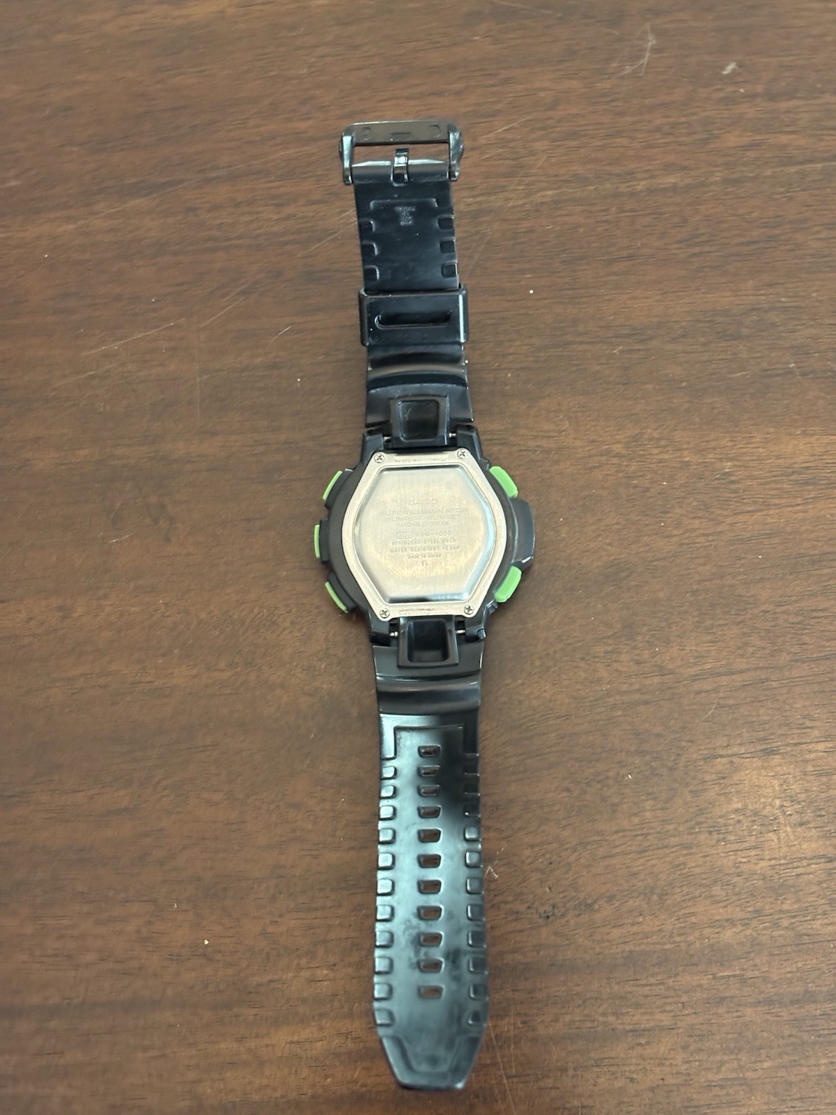 Casio Outgear SGW-1000, SuperIlluminator Sunrise/Sunset, World Time, New Battery