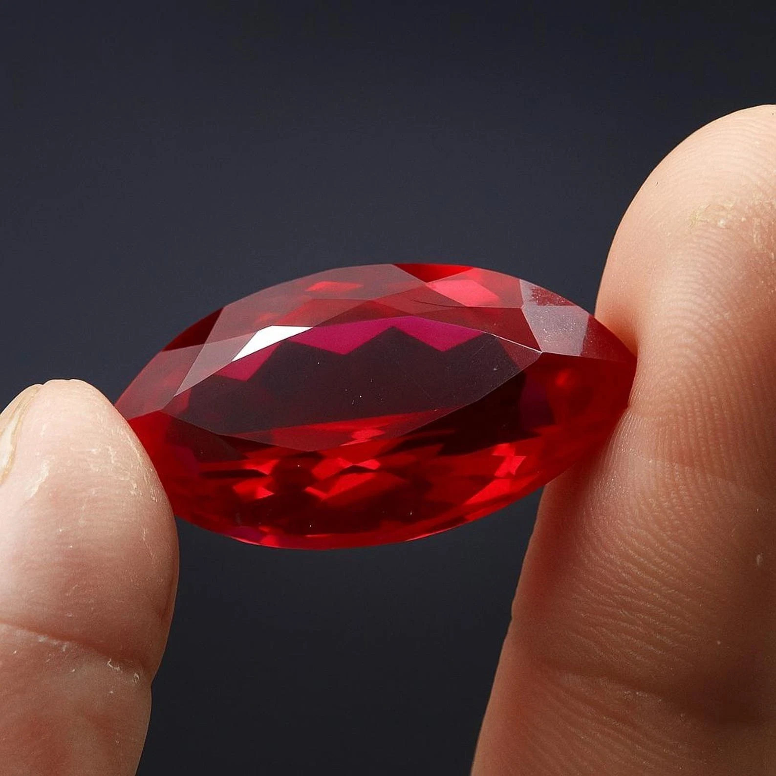 Natural Ruby 22 Ct Marquise Cut Red Certified Loose Gemstone