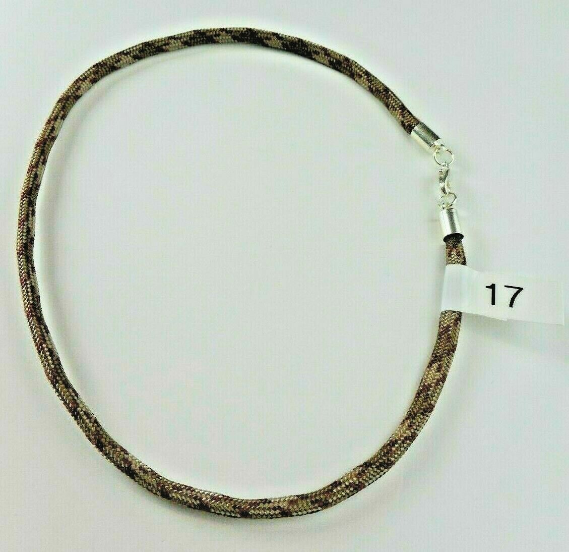 Braided Choker Necklaces Bracelets Anklets Silver Lobster Clasp Paracord 4mm USA