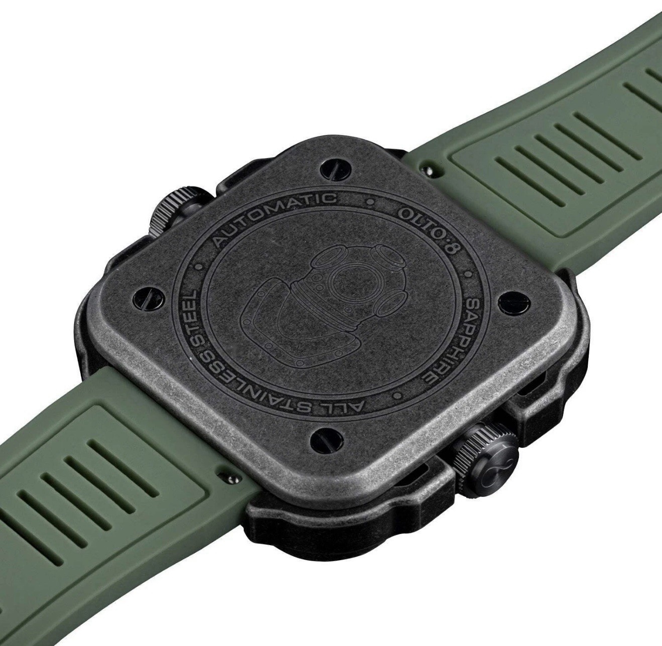 OLTO-8 Coral Steward Diving Automatic Watch Retro Green Men’s Watch – Brand New