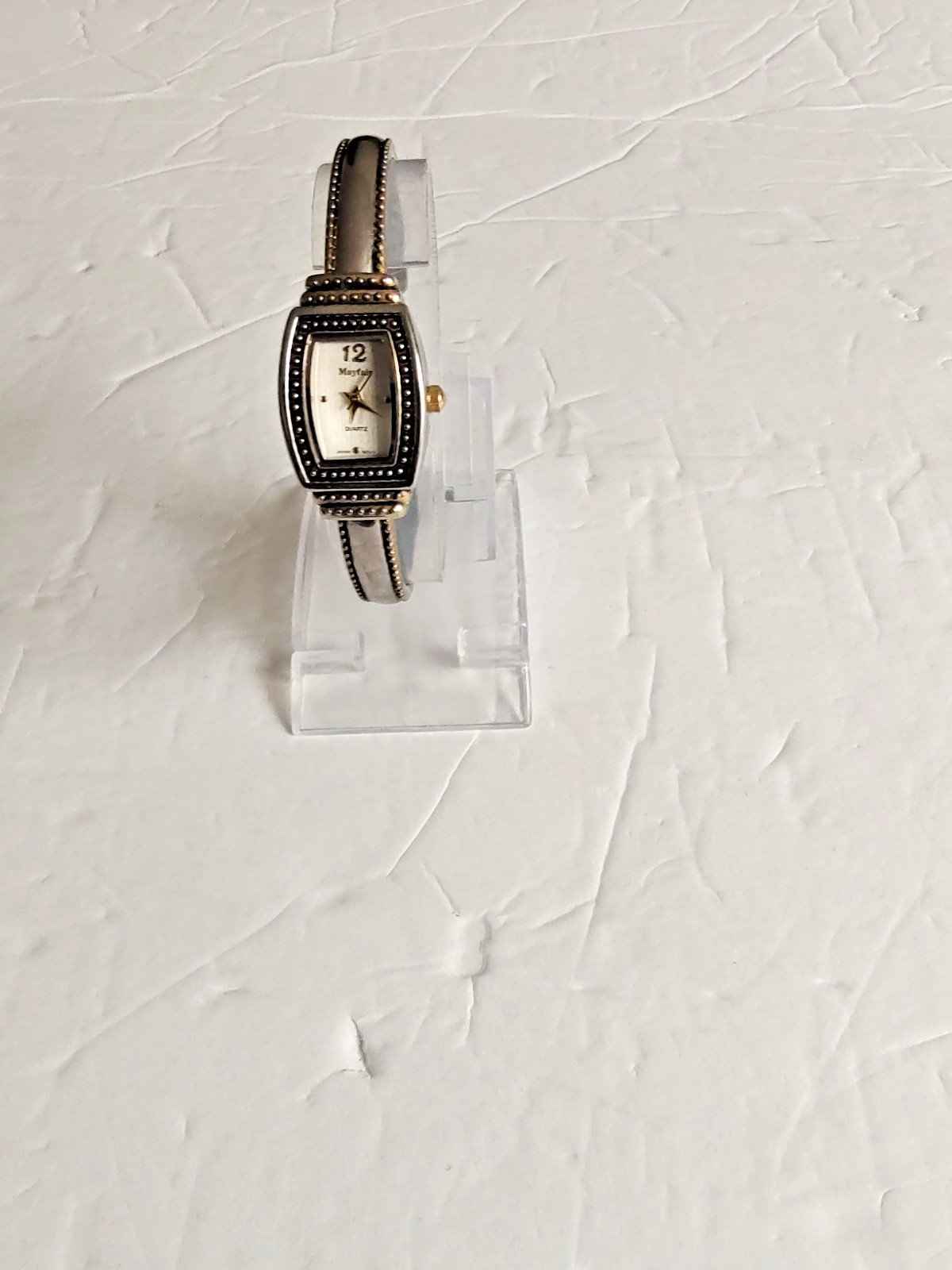 Mayfair Bangle Watch by Accutime gold and silver tone Women’s Girls Female K713