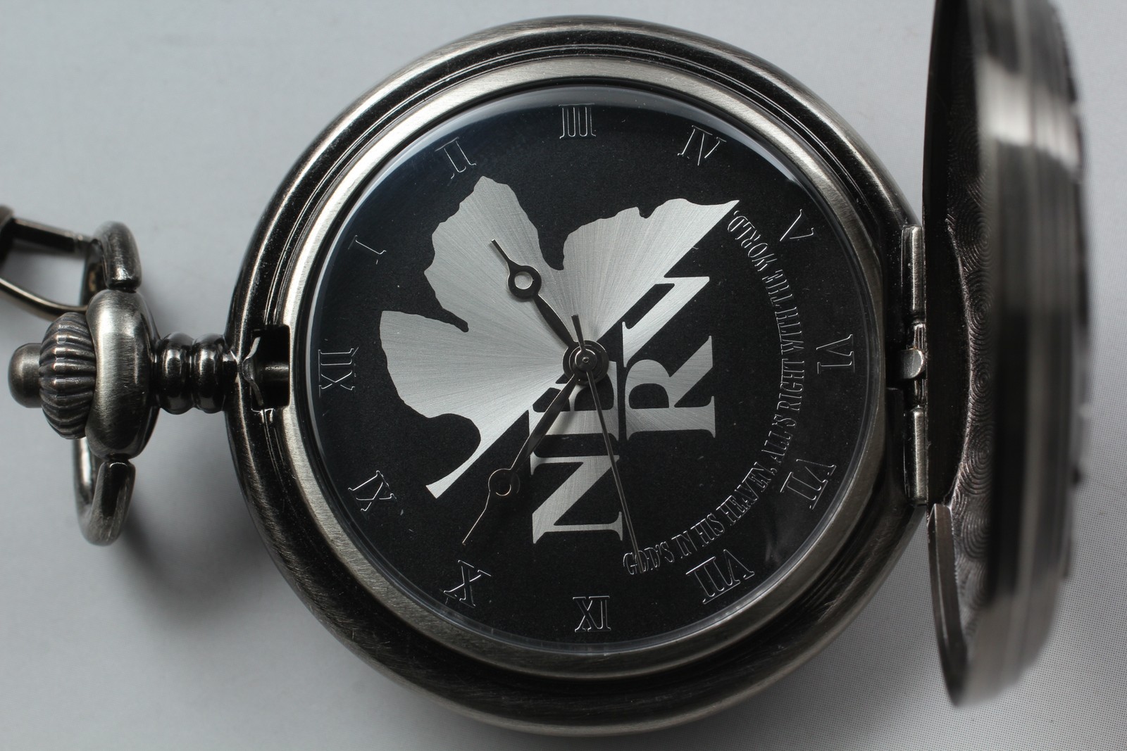 NOS Evangelion NERV Pocket MINT Box Neon Genesis Watch Japan Anime Collectible