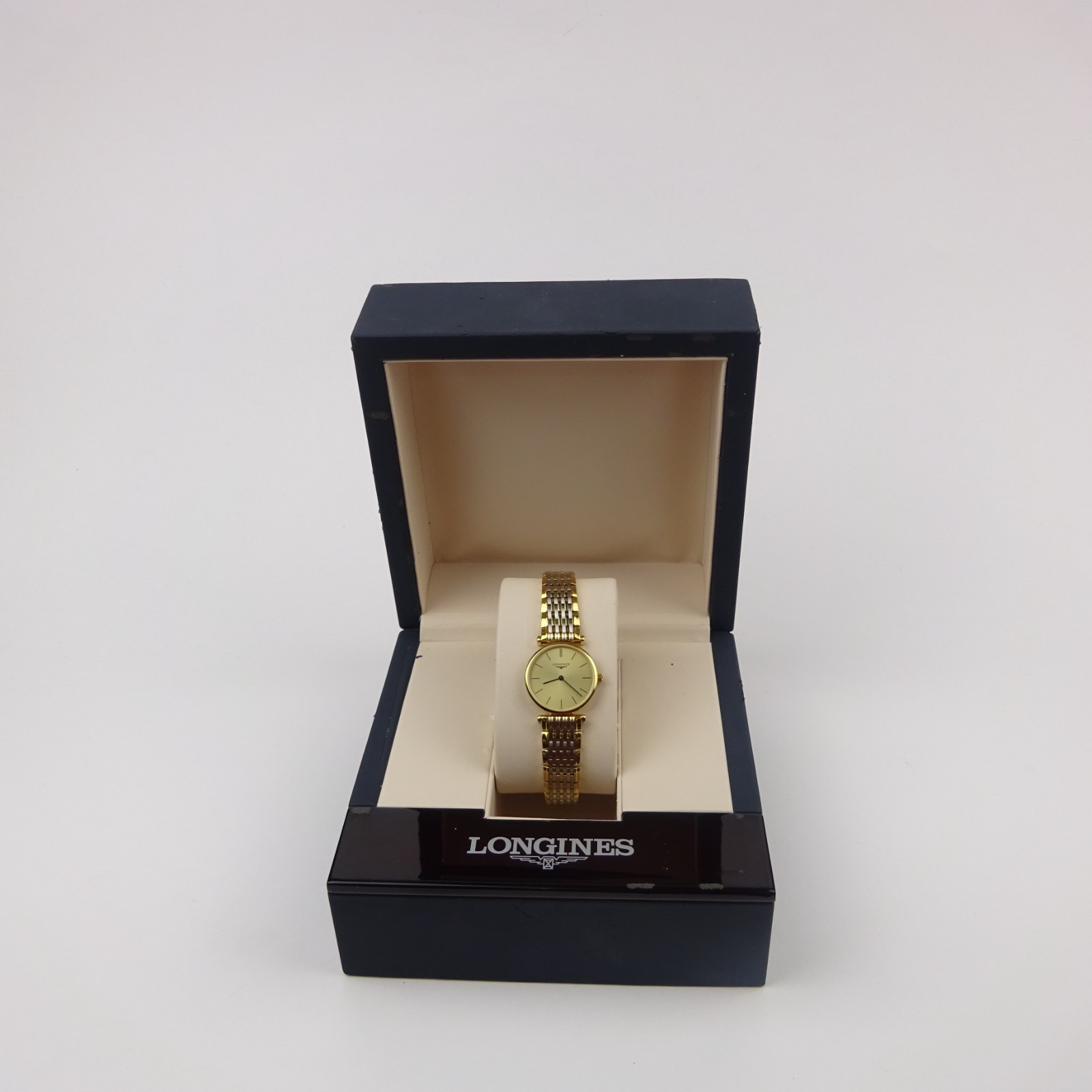 Longines La Grande Classique L4.209.2 Watch Gold Dial Women’s Box & Papers