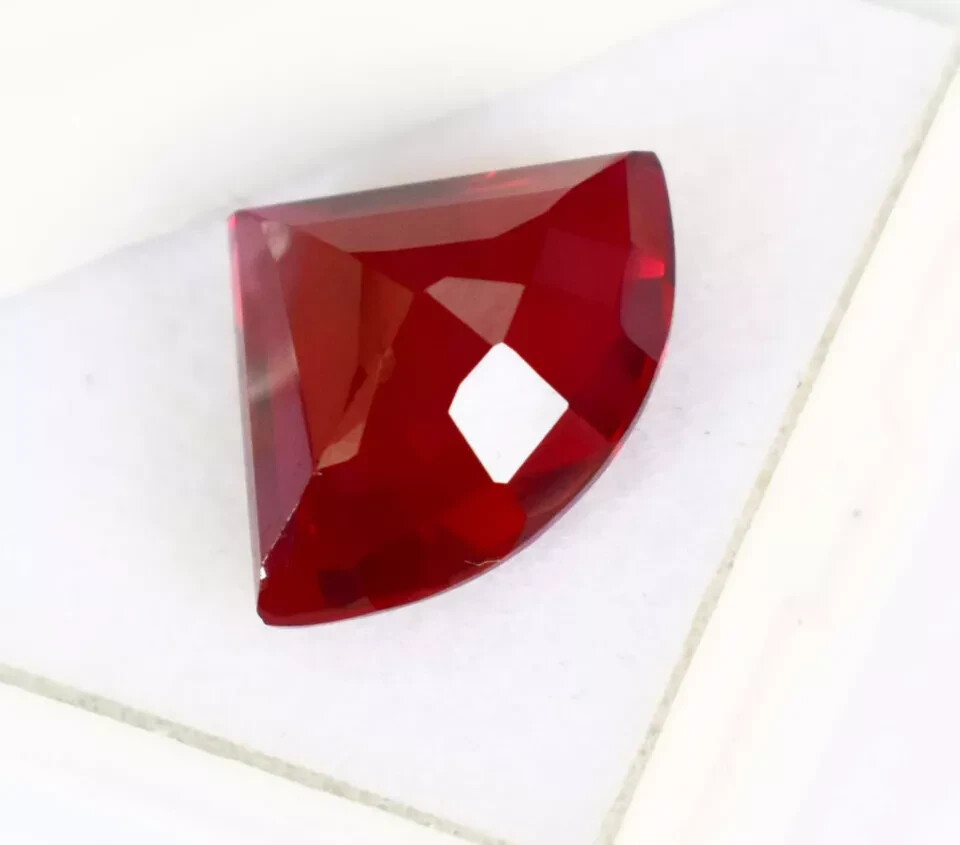 Natural 11 Ct Ruby Red Fancy Shape Certified Loose Gemstone With Free Gift