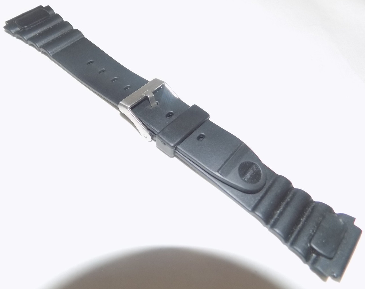 8 3/8″ 183mm Length Black Water Resistant Sport 18mm Watch Band Fits Digital LED