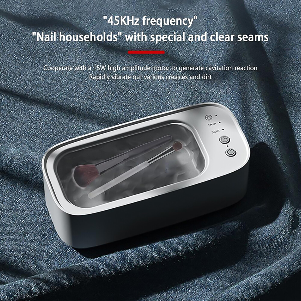 Ultrasonic Cleaner Machine Sonic Wave Ring Jewelry Cleaner Watch Glasses Clean