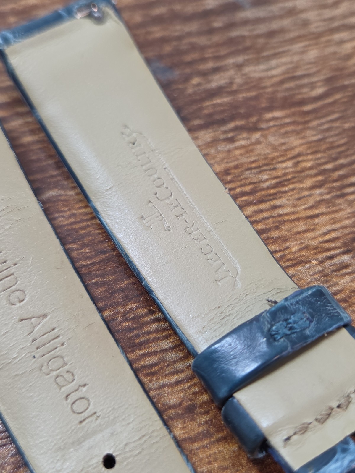 Jaeger-LeCoultre OEM 16/14mm Blue Alligator Leather Watch Strap Made In FRANCE