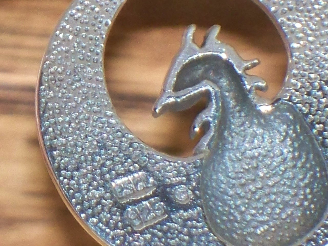 STERLING Silver PHOENIX Rising From The Ashes PENDANT by Peter Stone Pagan