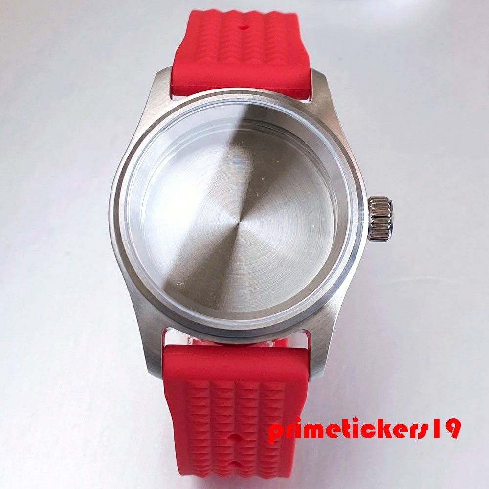 36/39mm Pilot Watch Case+Band Fit NH35 NH36 NH34 ETA2824 PT5000 Miyota8215 821A