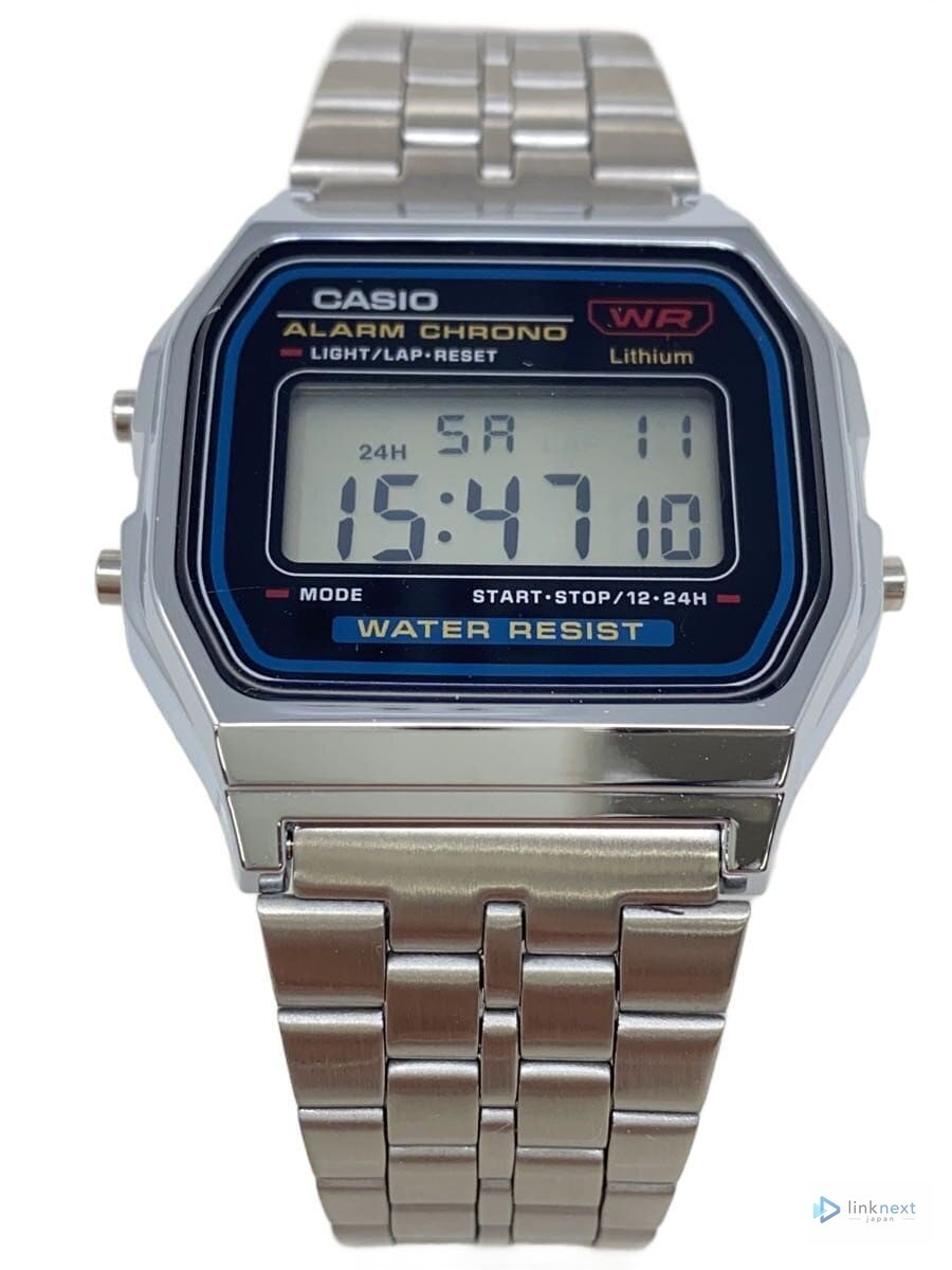 CASIO A159WA-N1JH Men’s Digital Quartz Stainless Steel Watch