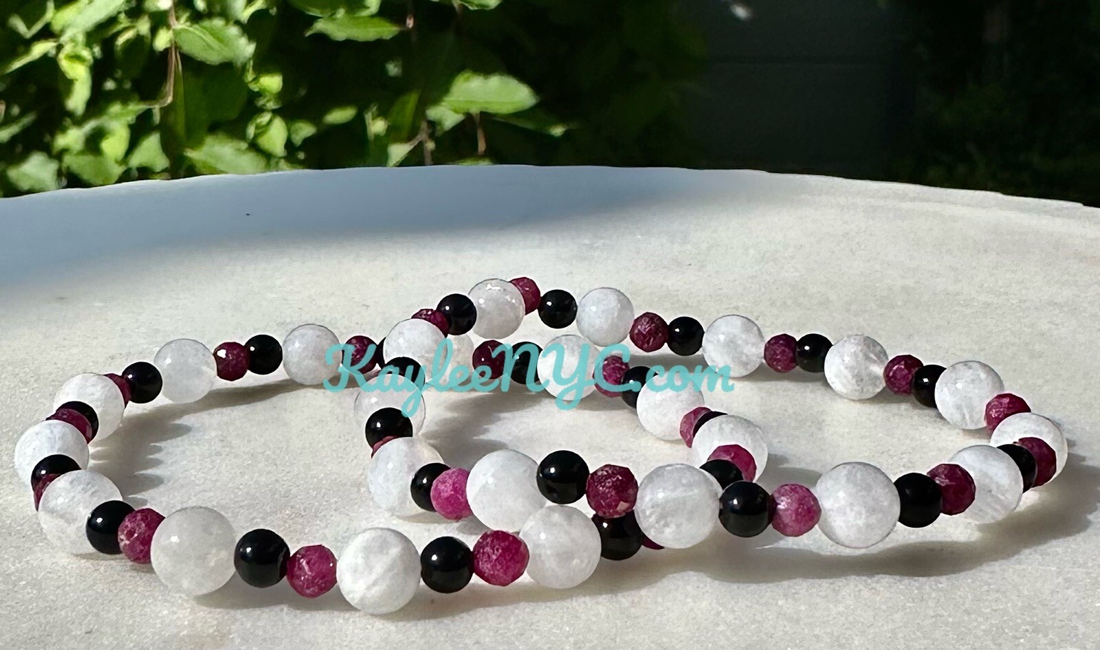 Wholesale Lot 6 Pcs Natural Crystal Cancer Zodiac Stretch Bracelet Healing