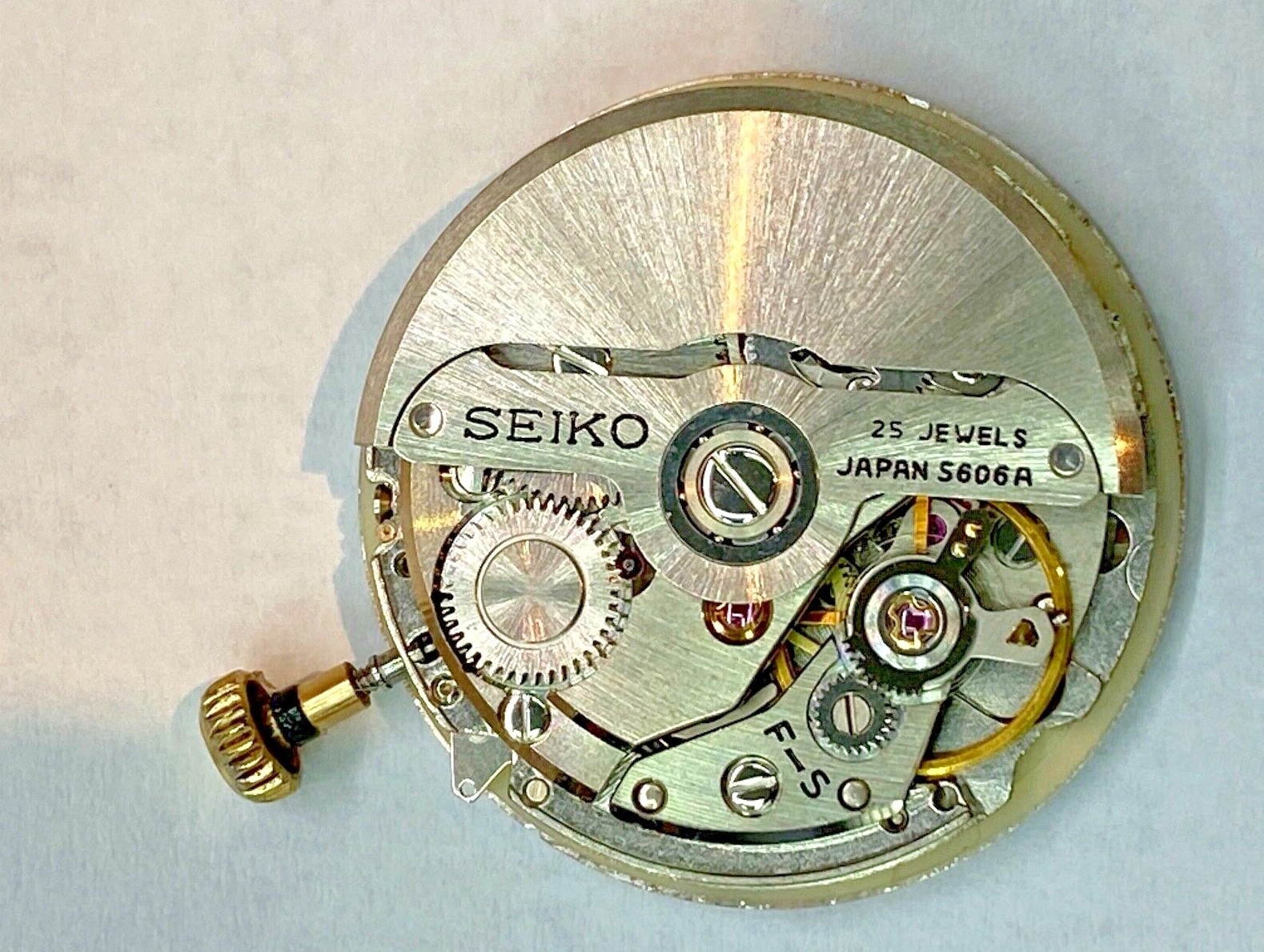 Wrist Man Watch 25 Jewels Manual Automatic SEIKO 5606–7010 Vintage Japan Made
