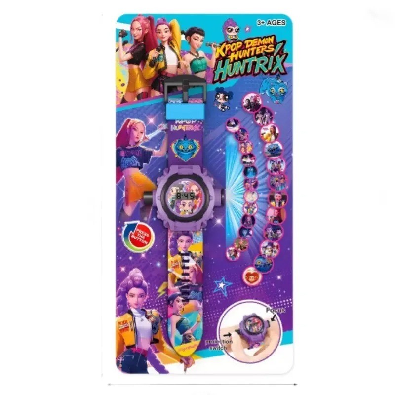 K-POP Demon Hunters Kids Electronic Projector Watch