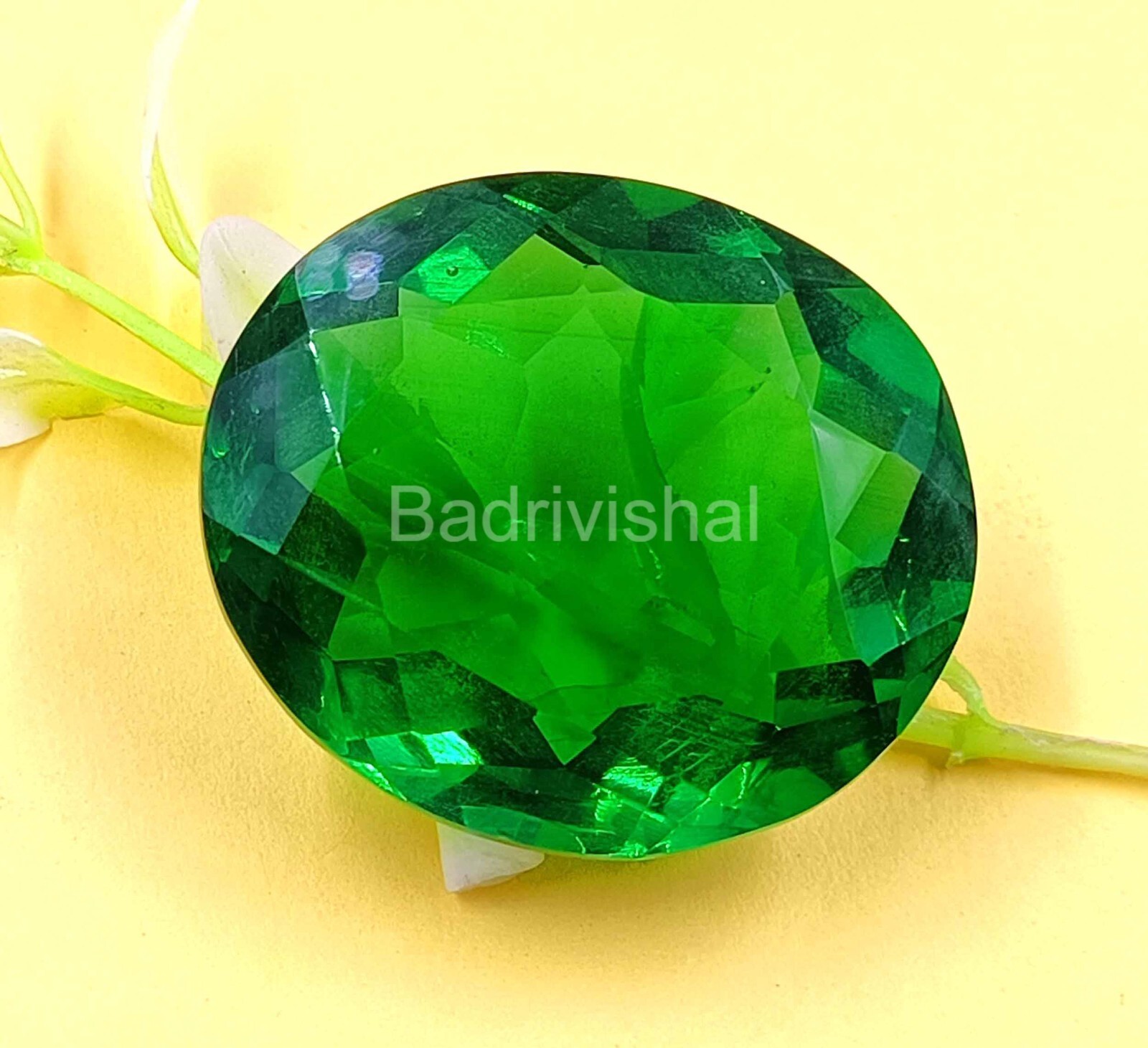 100 Ct Certified Natural Czech Republic Green Moldavite Oval Loose Gemstone EKS