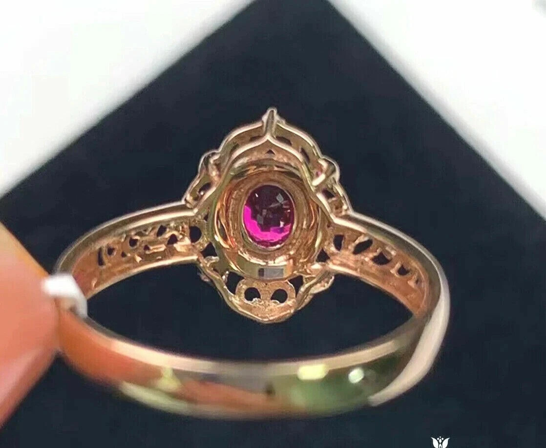 OpenWork Filigree Wedding Ring 14K Yellow Gold Over 1.70Ct Lab Created Ruby