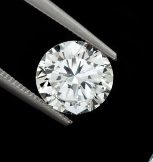 Certified 0.55 Ct White Diamond Round Cut Natural VVS1 D Grade Loose Gemstone