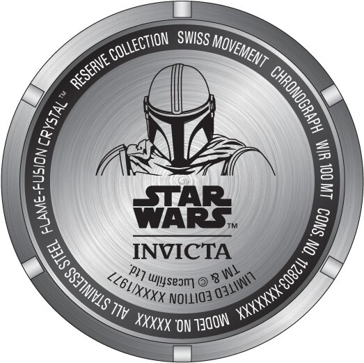 Star Wars, Mandalorian, Watch Model 39762 – Invicta Men’s Watch Quartz-52mm