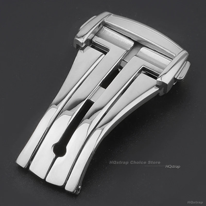 16mm-20mm Watchband Folding Buckle Stainless Steel Deployment Clasp For Omega