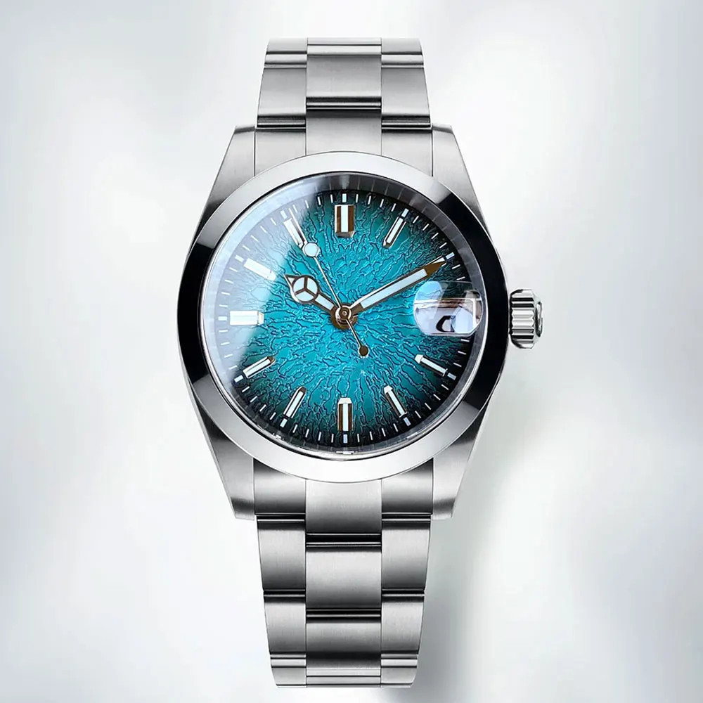 Tandorio 36mm/39mm Japan NH35 Automatic Mechanical Diver Date Men Watch 20ATM