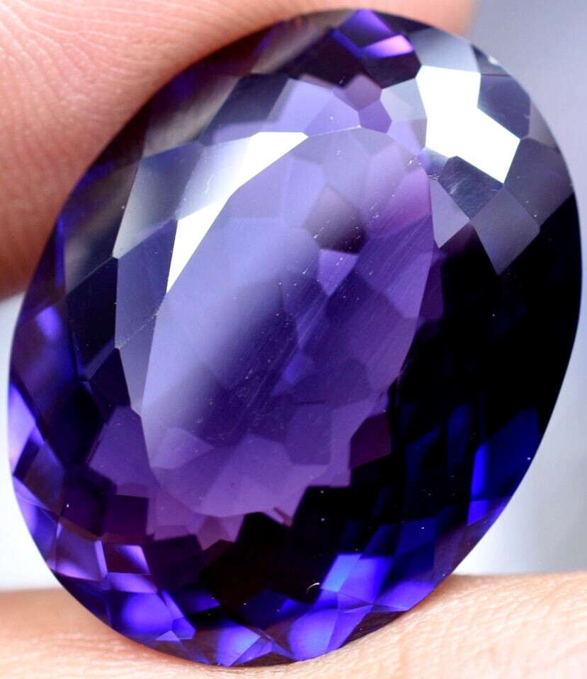 Natural 32.40 Ct Boysenberry Sapphire GGL Certified fabulous Loose Gemstone