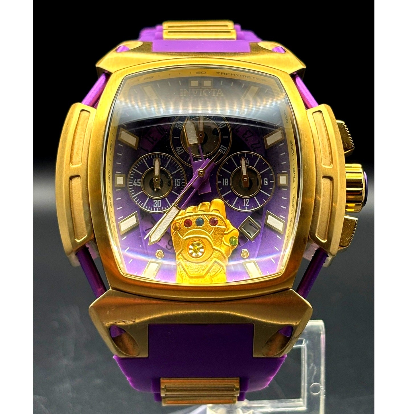 Invicta Marvel Thanos 37390 Limited Edition 53mm Chronograph Watch 225/4000