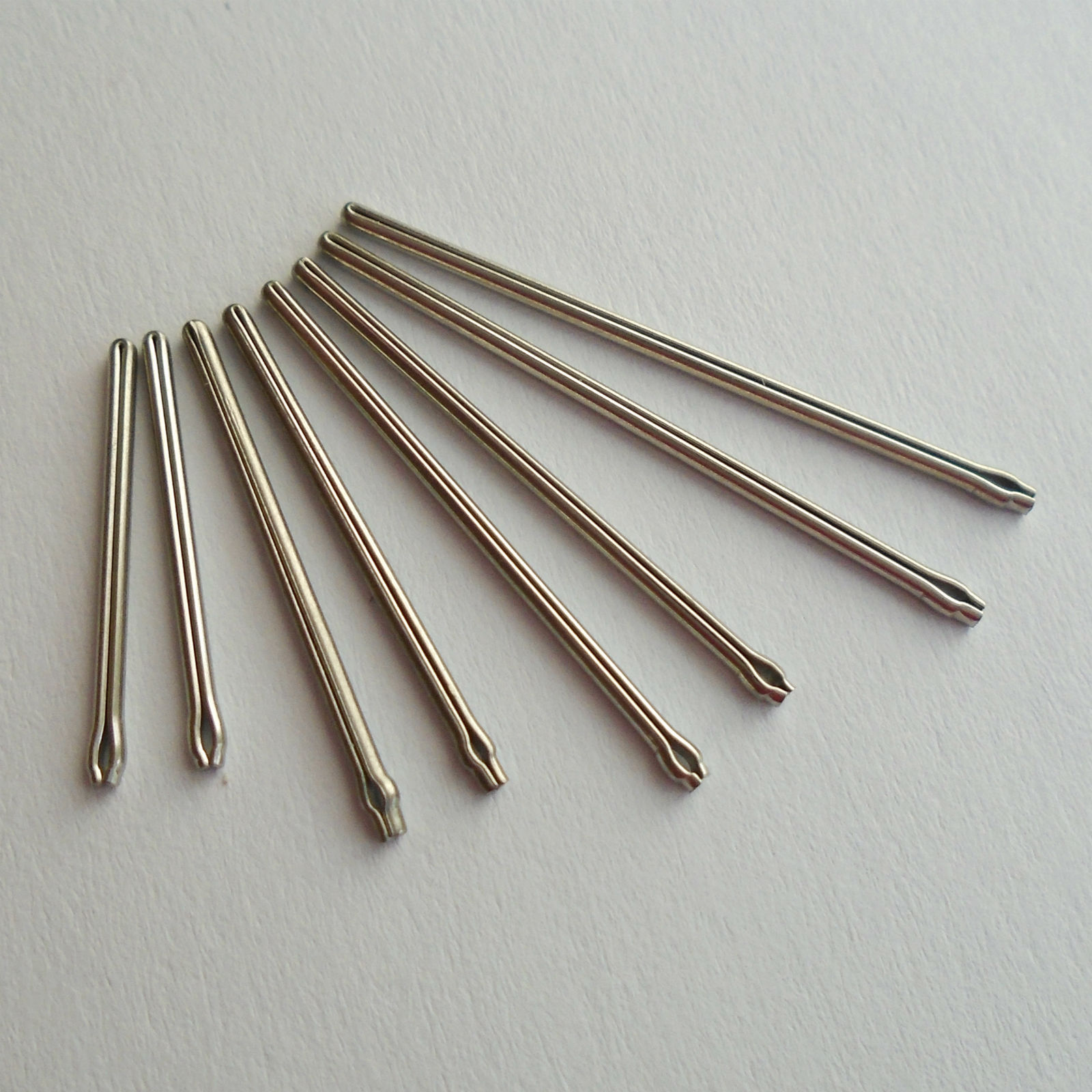 2 x SPLIT PINS BARS for Watch Bracelet Links 1mm STAINLESS STEEL Sizes 4 – 29mm