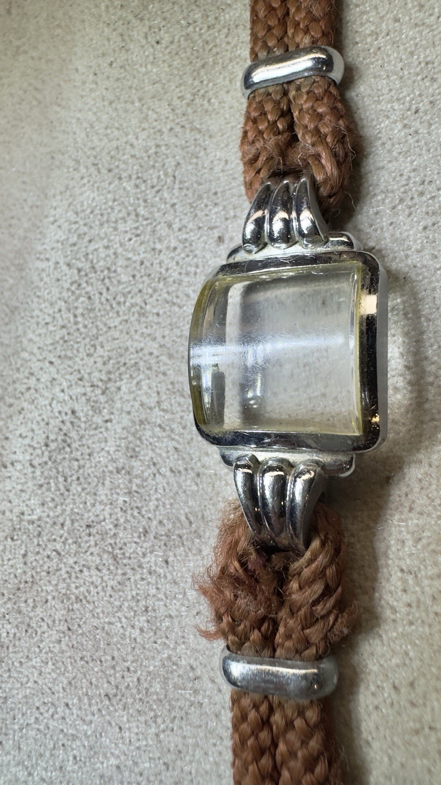 Vintage 1940s Helbros Swiss Sterling Silver Ladies Cocktail Watch 15j Box&Papers