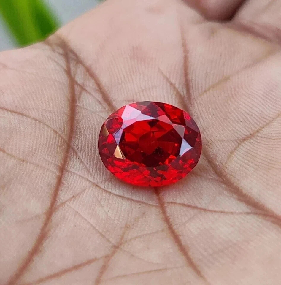 BURMA Pigeon Blood Red Ruby Unheated 10-12 Ct Natural Certified Loose Gemstone