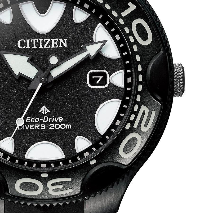 CITIZEN Promaster BN0235-01E Eco-Drive Whale Shark Solar 200M Diver Men Watch