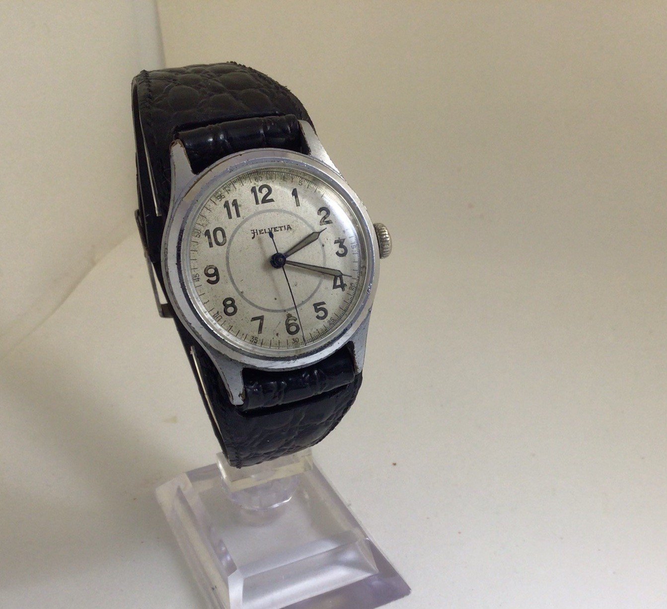 Vintage HELVETIA/GENERAL WATCH CO, Cal. 820B, 17J, Ref. 3190 2, Ca.1940s,Working
