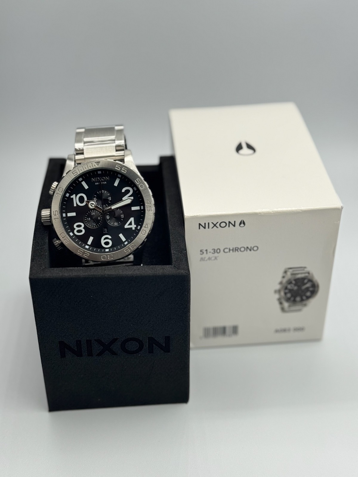 NIXON 51-30 Chrono – Silver Chronograph Men’s Watch A083-000