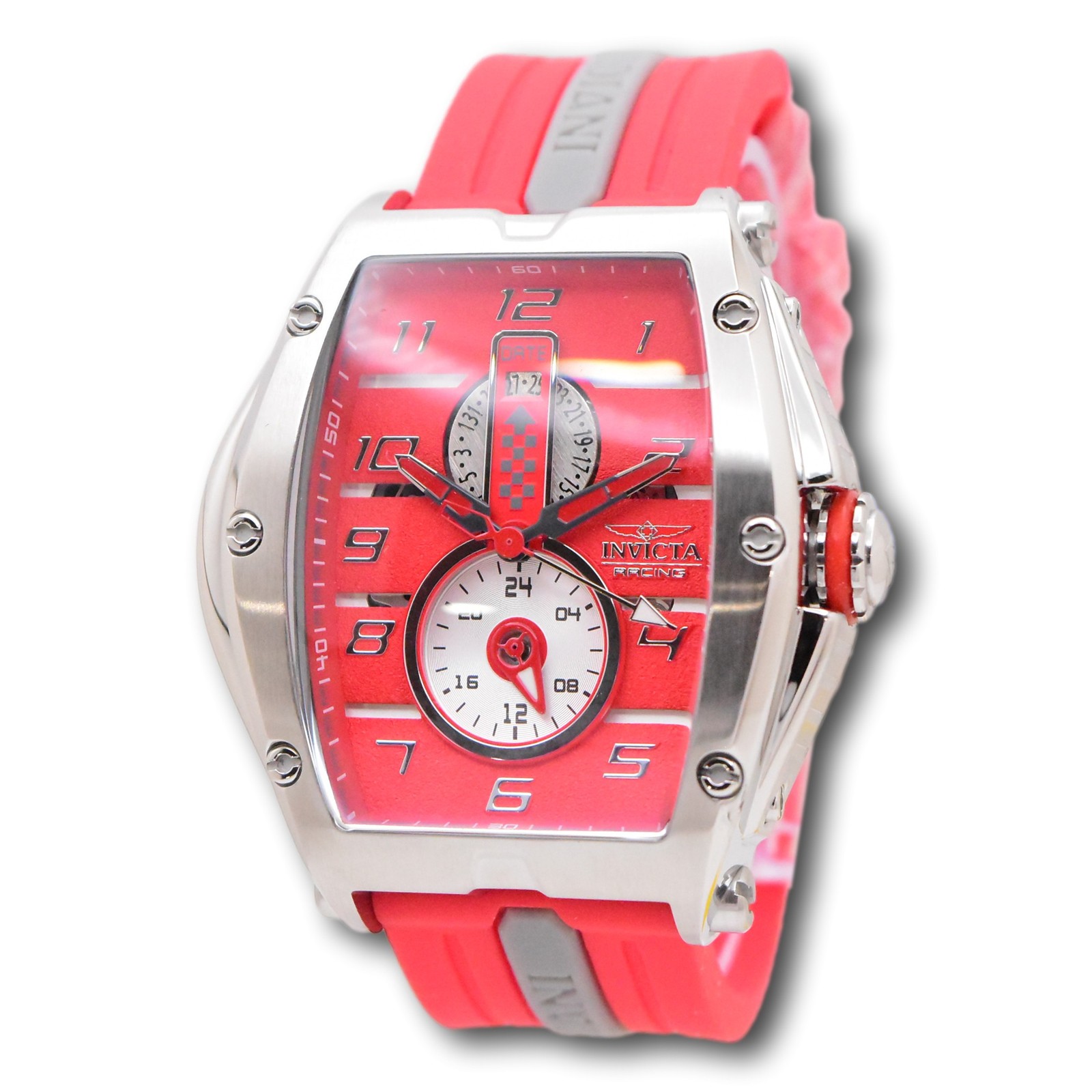 Invicta S1 Rally Diablo Racing RPM Men’s 50mm Red Quartz Watch 47384