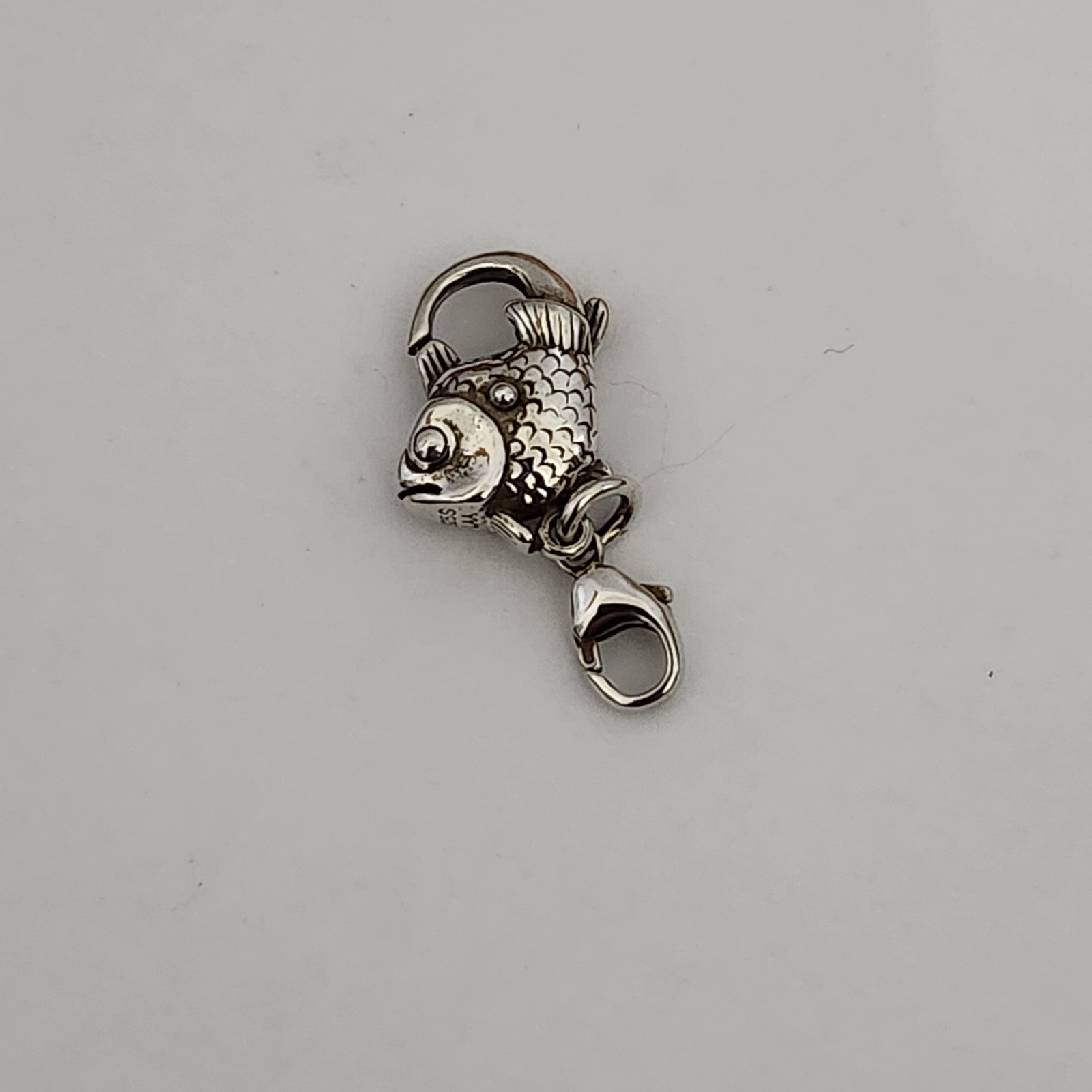 Authentic Trollbeads, Retired, Big Fish Lock #10102, Sterling Silver, NEW!