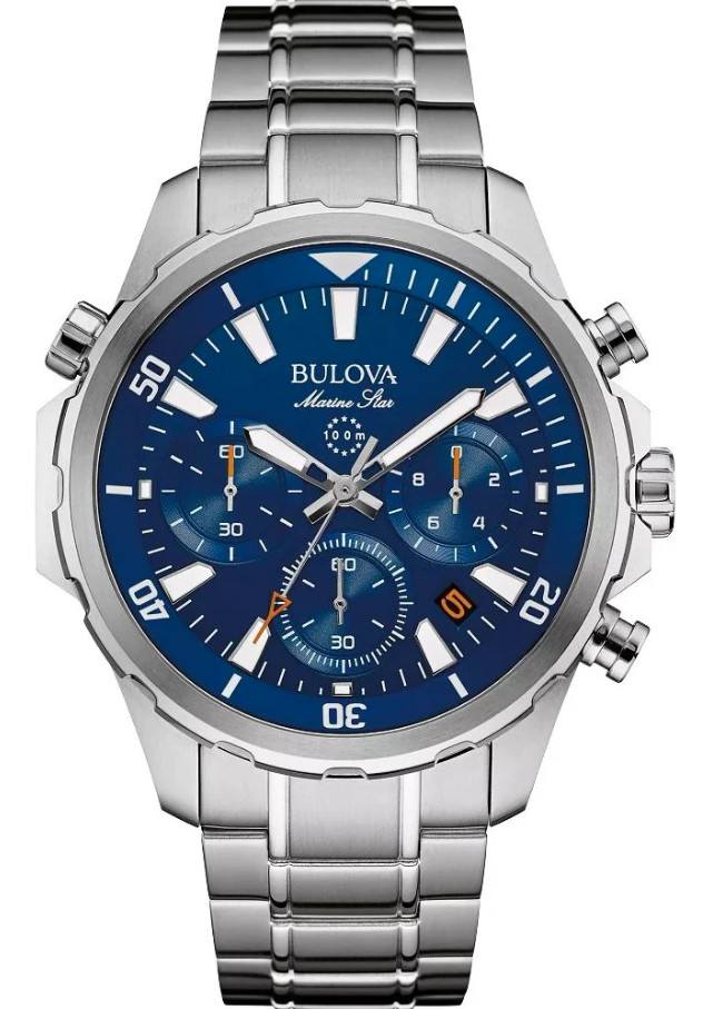 Bulova Marine Star Men’s Special Edition Blue Dial Men’s Watch 96B256
