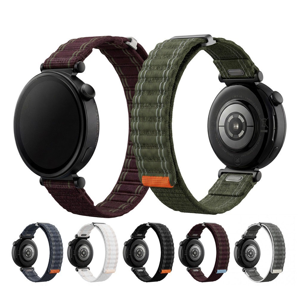 18mm Sport Nylon Watch Band Strap For Garmin Venu 2S/3S/4S 41mm/Vivoactive 4S 3S