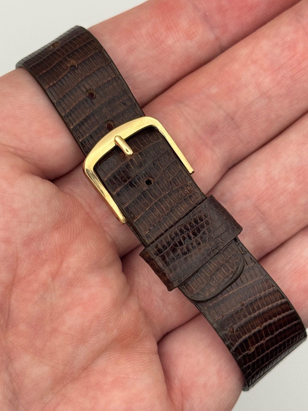 1982 Vintage NOS Seiko Men’s Gold Dress Watch w/O.G. BAND & PAPERS – 8620 Quartz