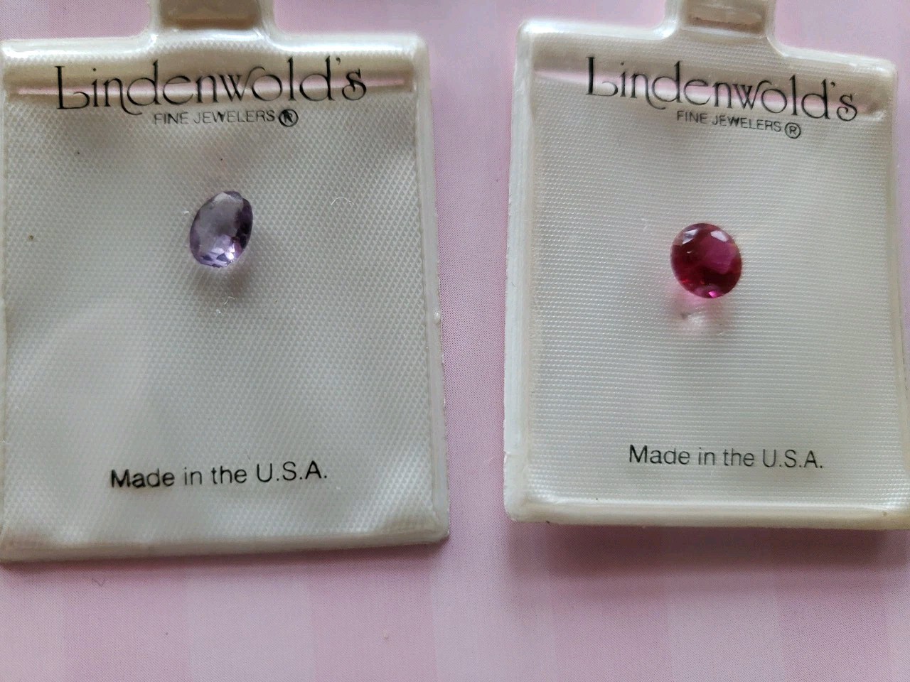 LOT OF 6 Vintage Lindenwold’s Gemstones Tested With The Presidium Tester