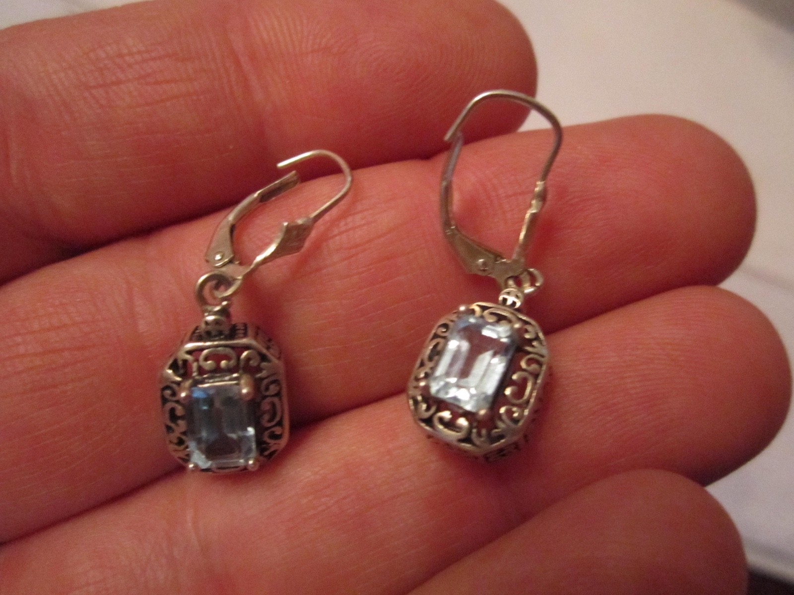 3 PAIRS OF STERLING SILVER EARRINGS – SPECTACULAR – DESIGNER QUALITY – TUB SC2
