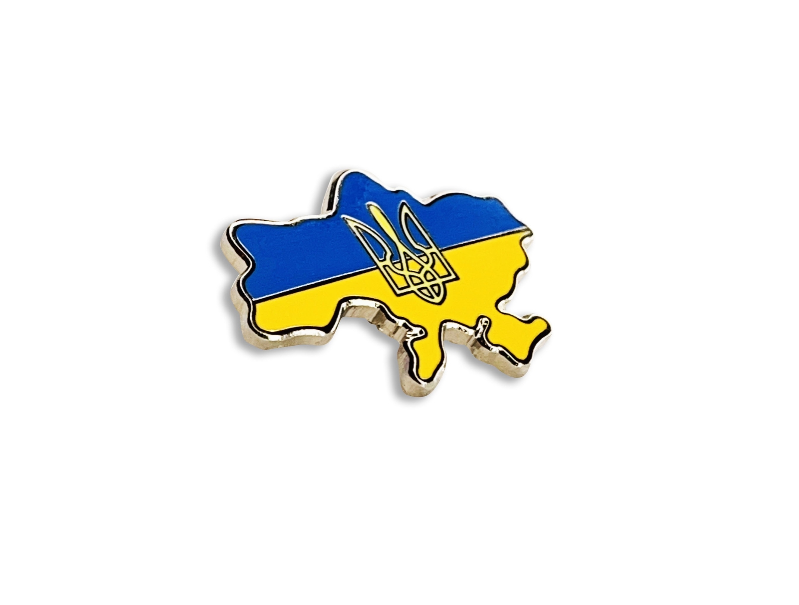 UKRAINE PIN UKRAINE MAP – The Coat of Arms Symbol Lapel PIN – 1″ / 2.5cm, 5-Pcs